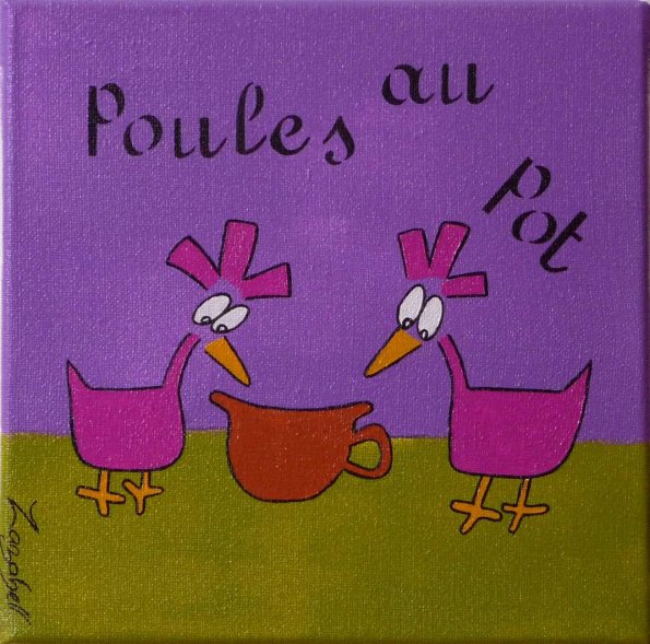 Poules au pot