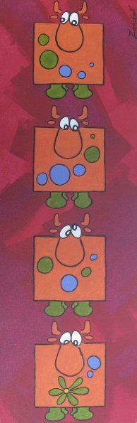 Le rouge et les vaches